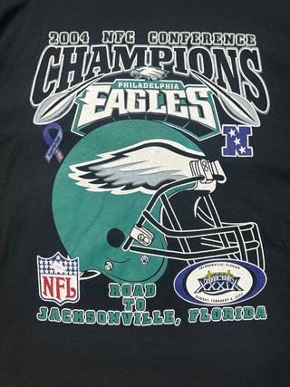 2004 Eagles NFC Champions Long Sleeve Shirt size XL