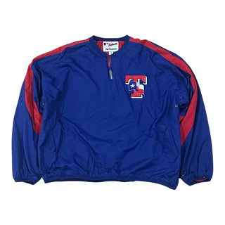 Texas Rangers Dugout Half Zip Jacket size XL