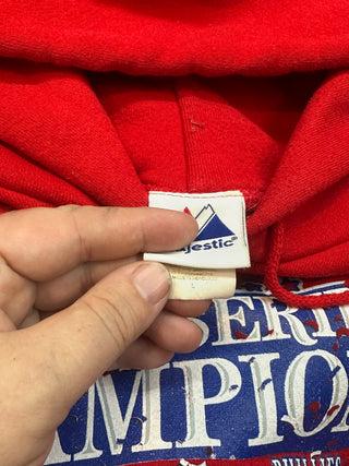 2008 Phillies Championship Hoodie Size Large