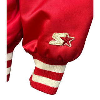 80s Wisconsin Badgers Satin Jacket size Large