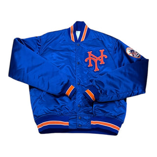 New York Mets Satin Jacket Sz L