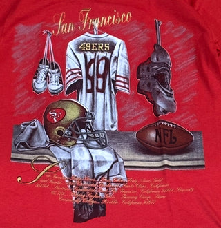 San Francisco 49ers Locker Room Tshirt Sz M