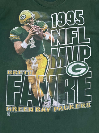 1995 NFLGreen Bay Packers Brett Favre MVP Tshirt Sz XL (NJ)