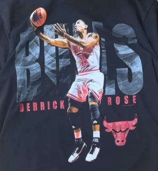 Chicago Bulls Derrick Rose Player Tshirt Sz L