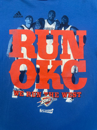OKC We Run The West Tshirt size L