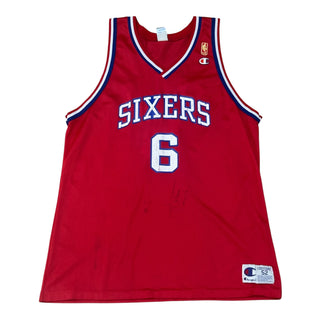 1996 Sixers Julius Erving Signed Jersey size 52/2X