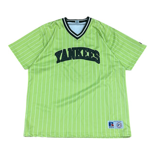 Yankees Lime Green Pullover Jersey size 2X