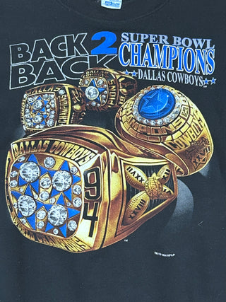 Dallas Cowboys Back 2 Back Crewneck sz M