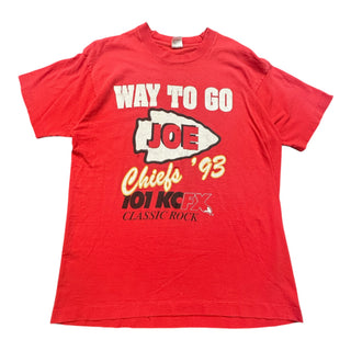 1993 Way To Go Chiefs Tshirt size L