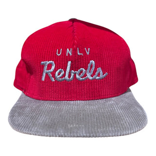 UNLV Rebels Sxript Corduroy Snapback