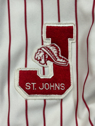80s St. John’s Pinstripe Varsity Jacket size Small