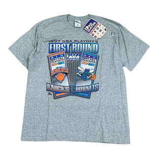 1997 Knicks vs. Hornets Playoff Tshirt size XL