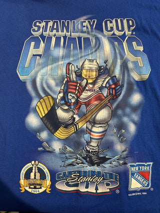 1994 Rangers Stanley Cup Tshirt XL