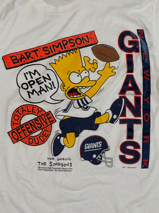 Giants Bart Simpson Tshirt size L