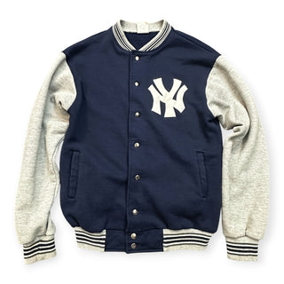 90s Yankees Button Down Sweatshirt size Medium
