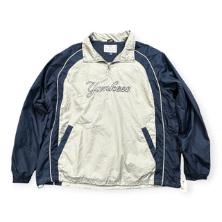 Yankees Script Half Zip Pullover Jacket