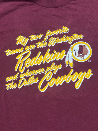 Redskins Funny Tshirt Cowboys Size L