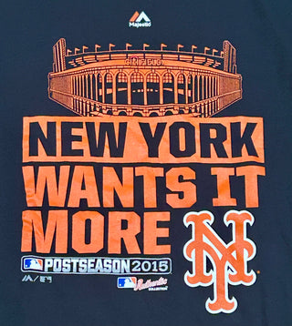 2015 New York Mets “Wants It More” Tshirt Sz XL