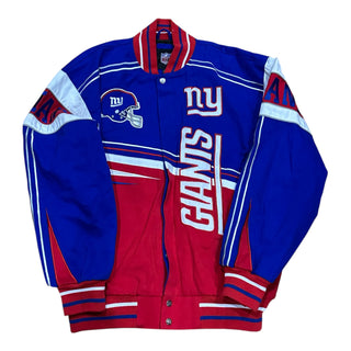 New York Giants NASCAR Style Jacket Sz L