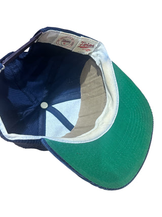 90s Notre Dame Script Corduroy SnapBack