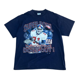 Giants Who Let The Dogs Out Sehorn Tshirt size L