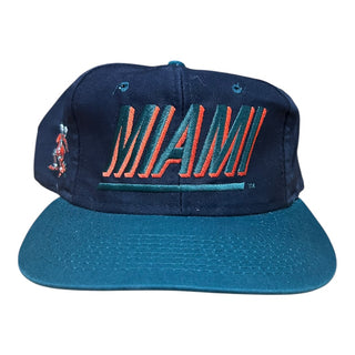 Miami Hurricanes Block Letter Snapback