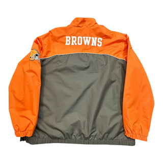 Cleveland Browns Pullover Windbreaker Jacket size M