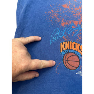 1989 Knicks Patrick Ewing Starter Tshirt size XL