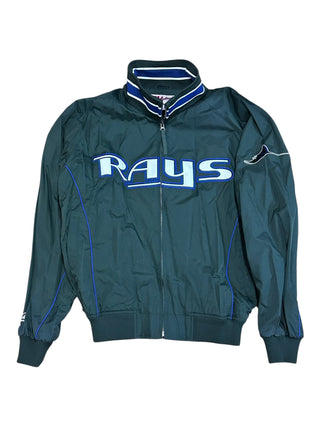 Tampa Bay Rays Piped Dugout Jacket Sz L