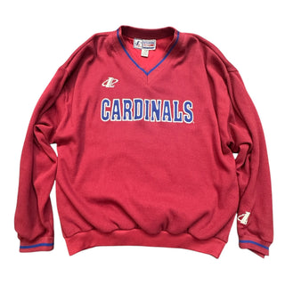 90s Phoenix Cardinals Vneck Pullover size L