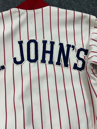 80s St. John’s Pinstripe Varsity Jacket size Small