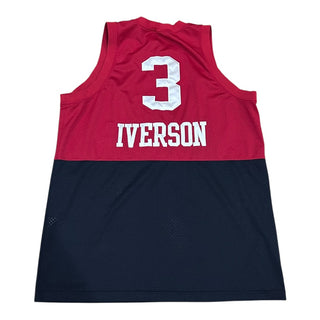 Philadelphia 76ers Split Allen Iverson Swingman Jersey sz XL