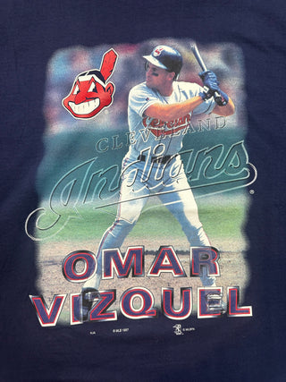 1997 Indians Omar Vizquel Tshirt size XL