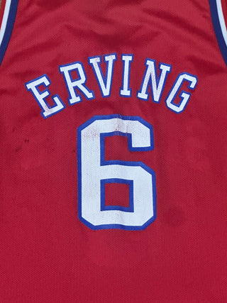1996 Sixers Julius Erving Signed Jersey size 52/2X
