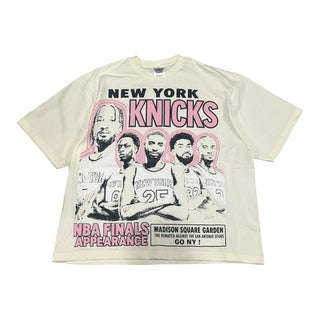 Retro Knicks Beige Pink Rematch Shirt
