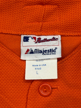 NY Mets Orange Blank Jersey size L