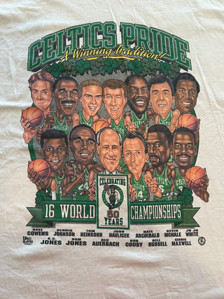Boston Celtics “Celtic Pride” Caricature Tshirt Sz XXL (MTS14)