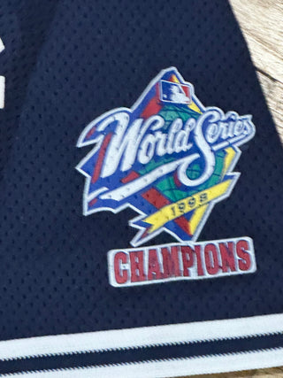 1998 New York Yankees Derek Jeter World Series Batting Practice Jersey sz M