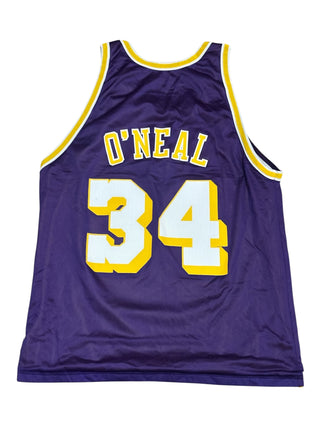 90s Lakers Shaquille Oneal Reversible Jersey size 44/L