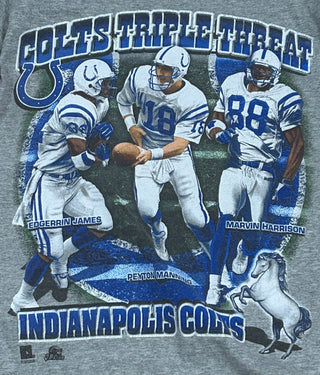 Youth M Indianapolis Colts Triple Threwt Tshirt