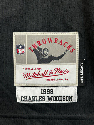 M&N Authentic Charles Woodson Raiders Jersey size 48/XL