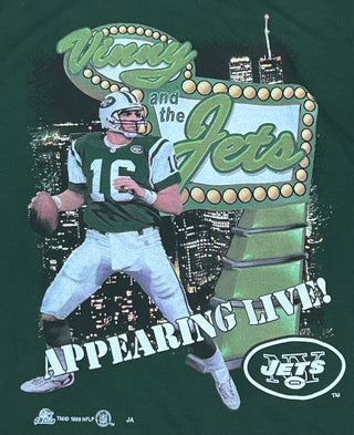 New York Jets Vinny and The Jets Live Tshirt Sz XL