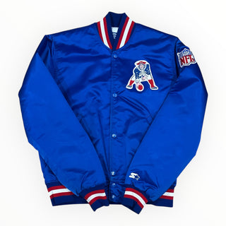 80s New England Patriots Satin Jacket size Small