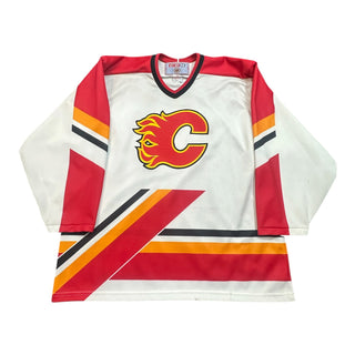 90s Calgary Flames Blank Jersey size L