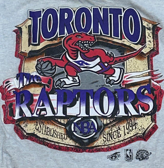 Tortonto Raptors Banner Tshirt Sz L