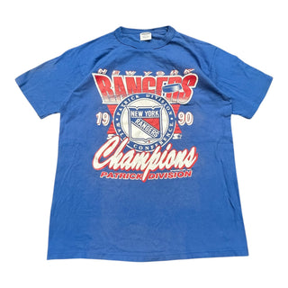 1990 Rangers Patrick Division Champions Tshirt size L