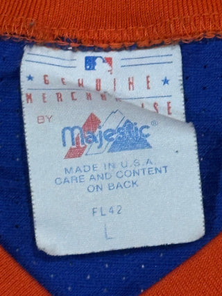 New York Mets VNeck Two Tone Jersey sz L