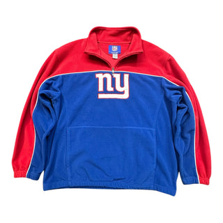 NY Giants Half Zip Fleece Pullover size XL