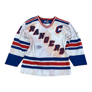Thrashed NY Rangers Mark Messier Jersey size Large