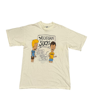 Beavis & Butthead Michigan Sucks Tshirt size XL